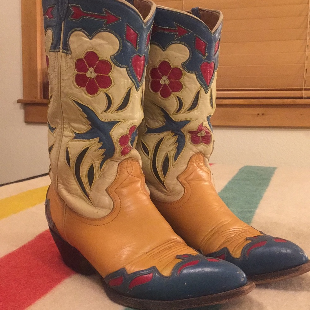 Women’s Bluebird Cowboy Boots - Sz 8